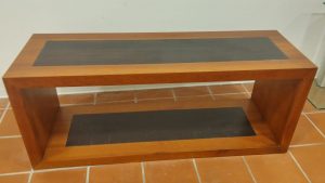 Móvel Para TV Castanho e Preto