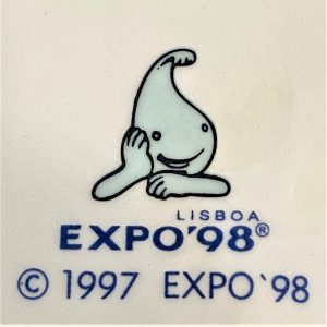 Caixa Redonda c/Tampa Cerâmica Expo 98 1732 (Rivitex)