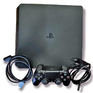 Consola Playstation 4 Slim 500GB Preto c/1 Comandos, s/Caixa