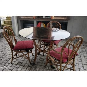 Conjunto Mesa com 3 Cadeiras