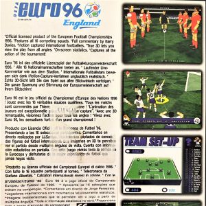 Jogo Sega UEFA Euro 96 England