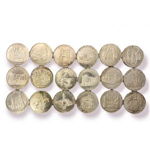 Medalhas Prata Jornal Noticias - Capitais Distrito Portuguesas 97