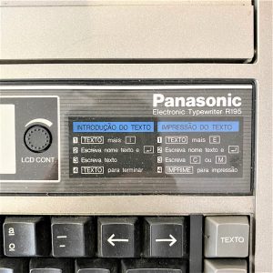 Maquina Escrever Panasonic Electronic Typewriter R195
