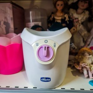 Aquecedor de Biberões Chicco – MEC‑6123 (Branco/Pink)