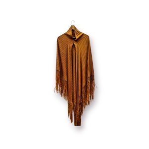 Xaile Vintage Tradicional com Franjas – 155 x 155 cm