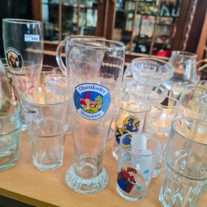 Copo Oberdorfer Weissbier 0,5 L (SAHM) — vidro alto tipo Weizen, base texturada
