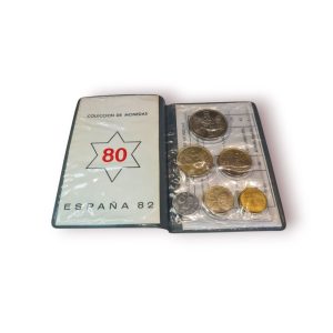España ’82 – Serie Numismática (carteira completa c/ 6 moedas)
