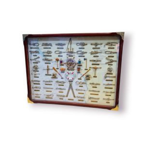 Quadro Náutico Decorativo – Nós Marítimos sobre Carta Náutica “Atlântico Sul” (Cádiz 1976)