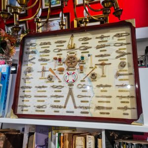 Quadro Náutico Decorativo – Nós Marítimos sobre Carta Náutica “Atlântico Sul” (Cádiz 1976)