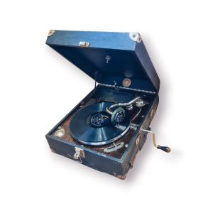 Grafonola Portátil Tricolore Paris – Anos 30/40 (Funcional)