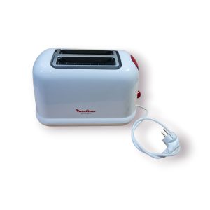 Torradeira Moulinex Principio Série T26 – 850 W – 2 Fatias – Branco/Vermelho