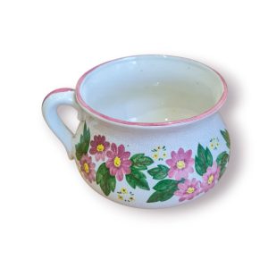 Penico Decorativo Faiança Pintada à Mão – Fátima Costa, Portugal