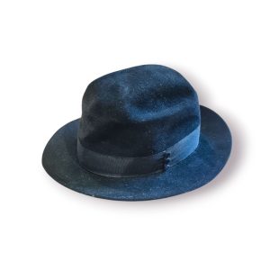 Chapéu Castor – Casa Godinho Évora – Feltro Preto (Tamanho 57)
