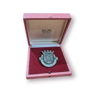 Medalha Heráldica Esposende Estanho 98% – Gravador Vasco Nuno (Portugal)