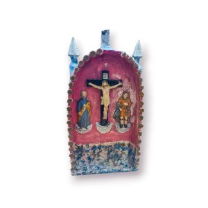 Alminhas Barro Policromado – Século XIX, Escola Popular Norte Portugal (43 cm)