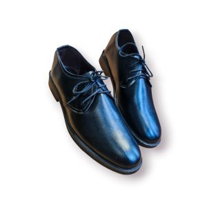 Sapatos K Shoes – Oxford Clássico em Pele Preta (Tam.: 43, Made in England)