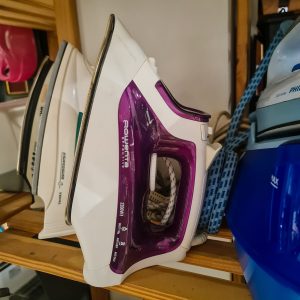 Ferro Engomar a Vapor Rowenta Effective DX1510 – 2200W, Base Microsteam Inox, Anti-Gota e Anti-Cálcio