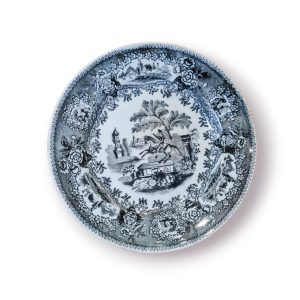 Prato Antigo “Estátua” – Fábrica Loiça Sacavém – Século XIX – 23 cm