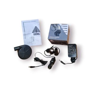 Bomba Campismo Elétrica BERG HT-308S – 12V / 35W – Insufladora e Desinsufladora – Completa na Caixa