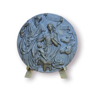 Medalha comemorativa “Natal 1972” – Cabral Antunes | Bronze duplo relevo | 8,5 cm – 298 g