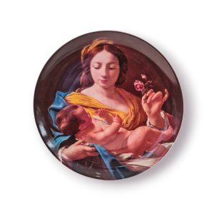 🎄 Prato Vista Alegre – Festa de Natal 1996 – “A Virgem da Rosa e o Menino” – 19,5 cm