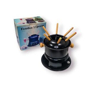 🍲 Conjunto Fondue 11 Peças – Novo, Nunca Usado, com Caixa