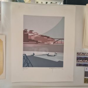 Serigrafia “Douro” – Zé Penicheiro (1993) – Edição Limitada 79/175 – 43×35 cm