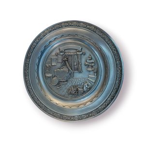 🍽️ Prato Decorativo em Estanho 95% – Criações J. Dores (Portugal)