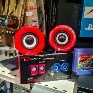 🔊 Colunas Multimédia Keposon KU-004 — Super Bass (USB + Jack 3.5mm)