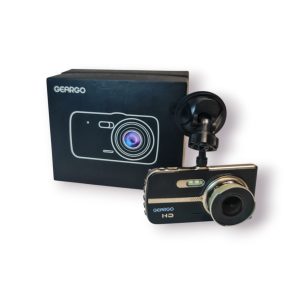 📹 Câmara DVR Automóvel GEARGO HD + Câmara Traseira (Novo, por usar)