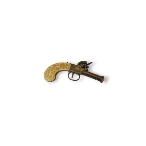 🔫 Réplica Decorativa Pistola Pederneira | Estilo Flintlock (Sécs. XVII–XVIII)