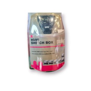 🎛️ HDMI Switch Box Goobay AVS 46 – Comutador Automático HDMI 2 IN / 1 OUT – Full HD 1080p – Novo