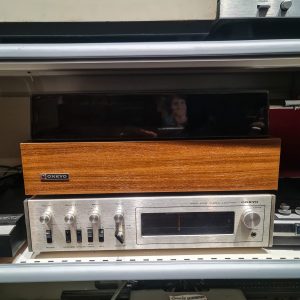 🎶 Sistema Hi-Fi Vintage Onkyo Dynamic Four 800 – Gira-Discos + Amplificador Estéreo (Anos 70)