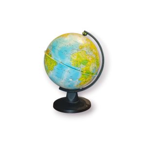 🌍 Globo Terrestre Escolar de Mesa – 21 cm de Altura
