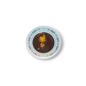 🎨 Prato Decorativo Porcelana – Rembrandt | “Der Mann mit dem Goldhelm” | 19,5 cm