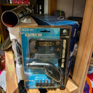 🎵 Adaptador CD/MD para Auto + Alimentador 800mA – Electro DH Mod. 50.097 – Novo em Blister