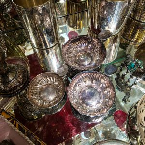 🍷 Conjunto 3 Provadores de Vinho em Prata – Graduados – 118g