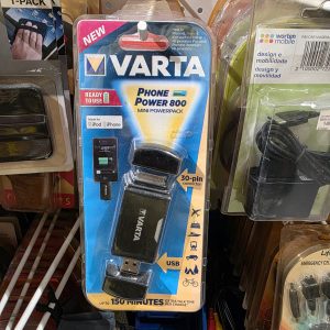 🔋 Powerbank VARTA Phone Power 800 – Mini Powerpack 30-Pin (iPhone 4 / iPod) – Novo Lacrado