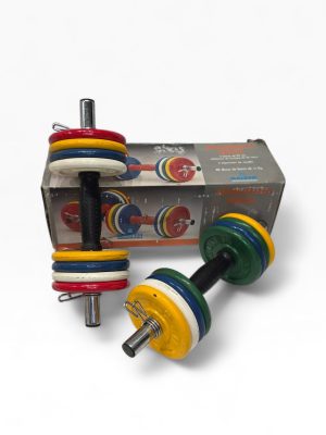 🏋️‍♂️ Conjunto Halteres Ajustáveis Salter “Mancuernas Junior” – 11 Kg – Com Caixa Original