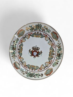 🏺 Prato Decorativo “Portugal e o Oriente – Rei D. João V” – Edição Limitada 1990 – 24 cm