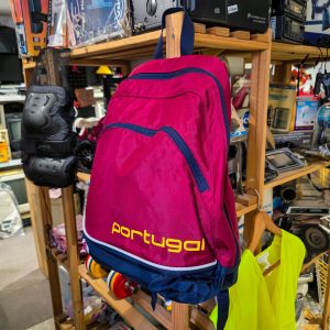 🎒 Mochila Nike Portugal FPF – Vermelha & Azul – Oficial Seleção – Nylon