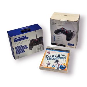 🎮 Pack PS3 – Jogo Dance on Broadway + Comando PRIF Kontrol 1 (Novo Selado)