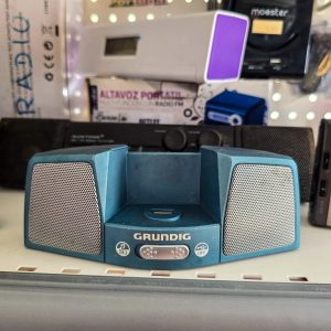 🔊 Base Som Portátil GRUNDIG DS 500 G.DP 92 para iPod / MP3 – Colunas Estéreo