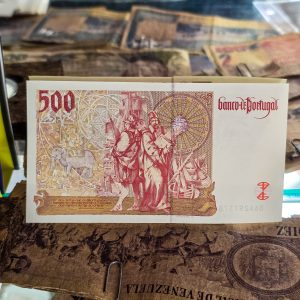 💶 Nota 500 Escudos – Portugal 2000 – João de Barros – Não Circulado (UNC)