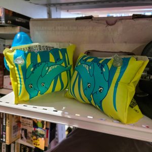 🐬 Braçadeiras Insufláveis Infantis Bestway Golfinhos – 3-6 Anos (18-30 Kg)