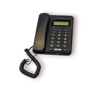 ☎️ Telefone Fixo Alcatel T50-CE com Display – Preto