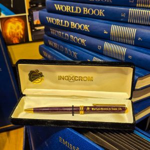 🖊️ Caneta Vintage INOXCROM Gold Electroplated 23K – Espanha (Anos 80/90) com Caixa Original