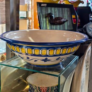 🏺 Grande Taça Faiança Portuguesa – Fortuna Palmela Portugal – Assinada