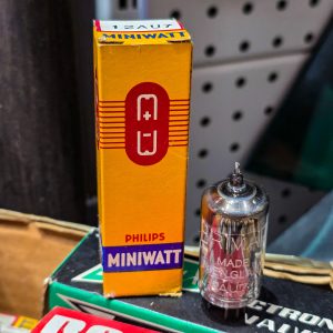 🎛️ Válvula Eletrónica Philips Miniwatt 12AU7 (Made in England)