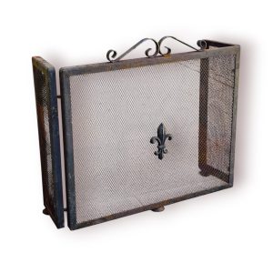 🔥 Guarda-Fogo Antigo Ferro para Lareira